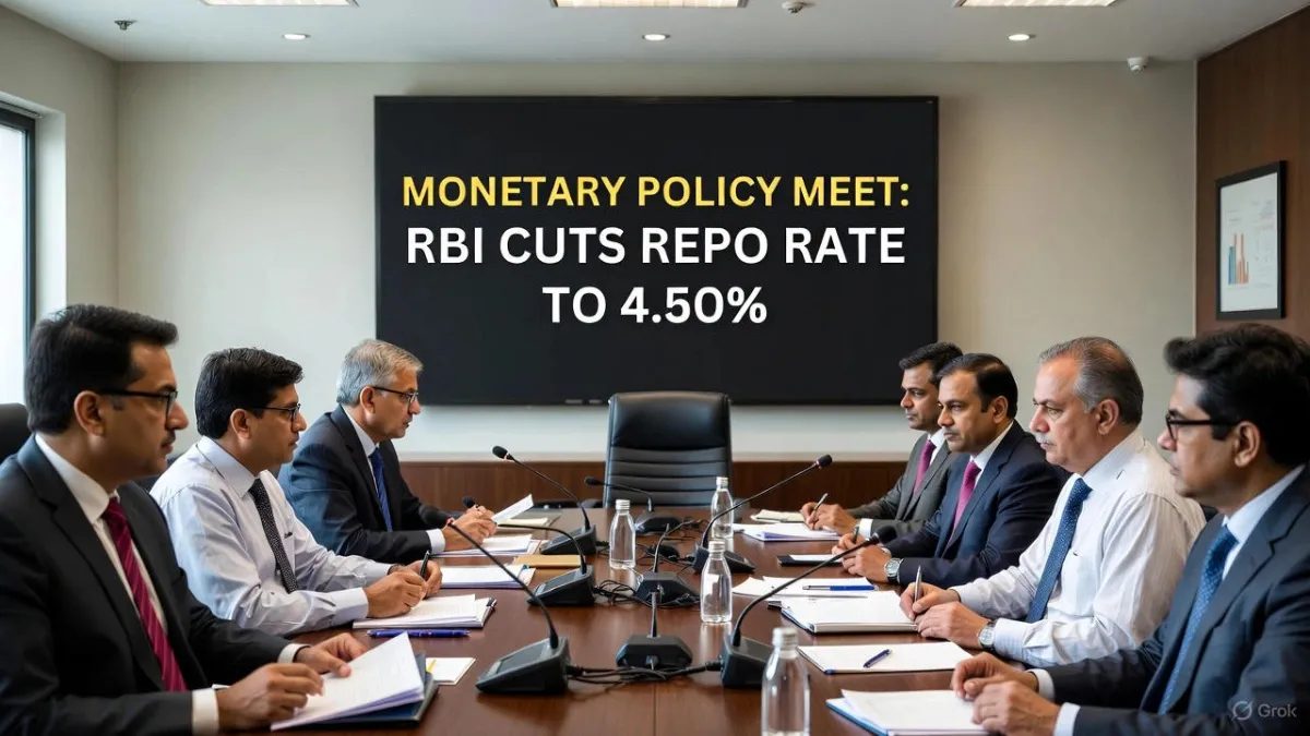 RBI Shocks Investors With Big Rate Cut: Repo Rate Down to 5.75% as Growth Push Takes Center Stage