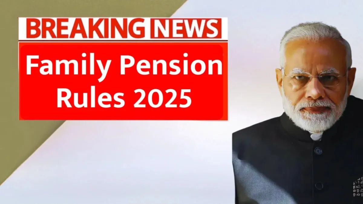 Family Pension 2026 Rule Change: Government Confirms Higher Tax Relief and New Benefits for Pensioners’ Families